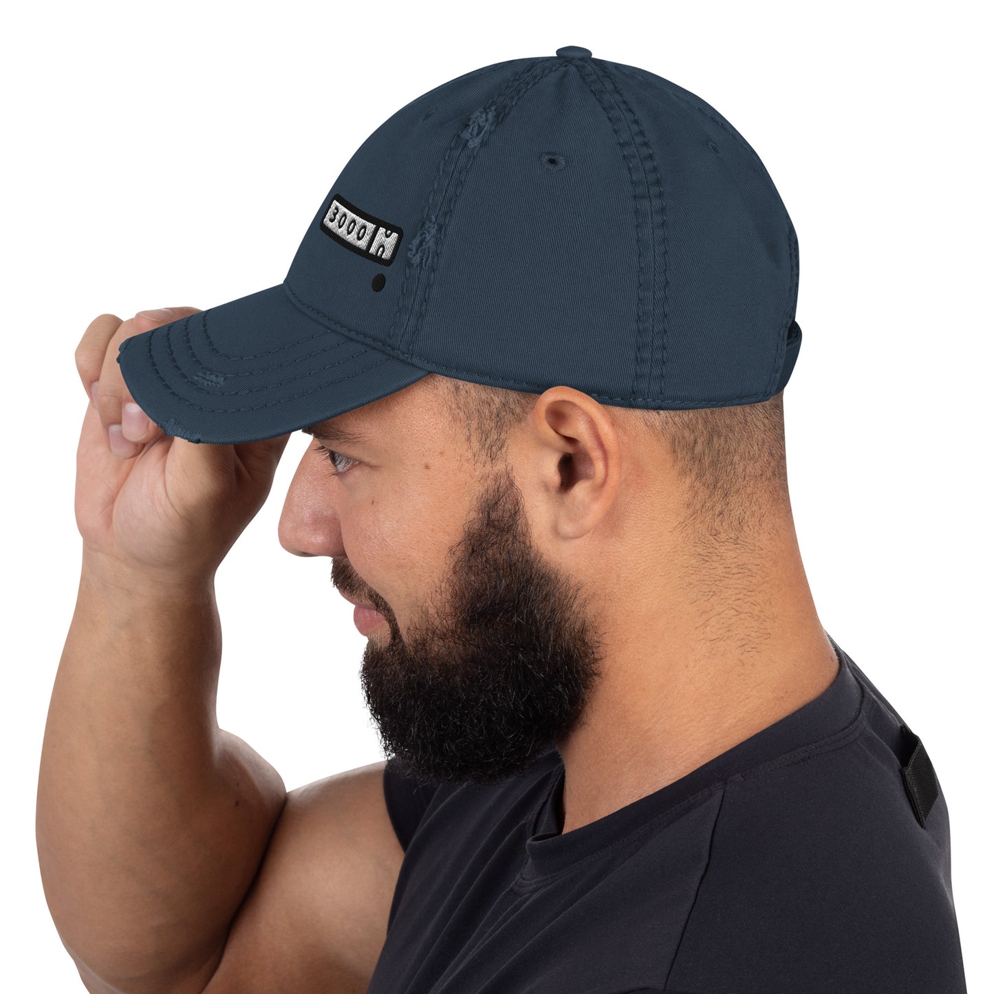 3000-miler Distressed Dad Hat