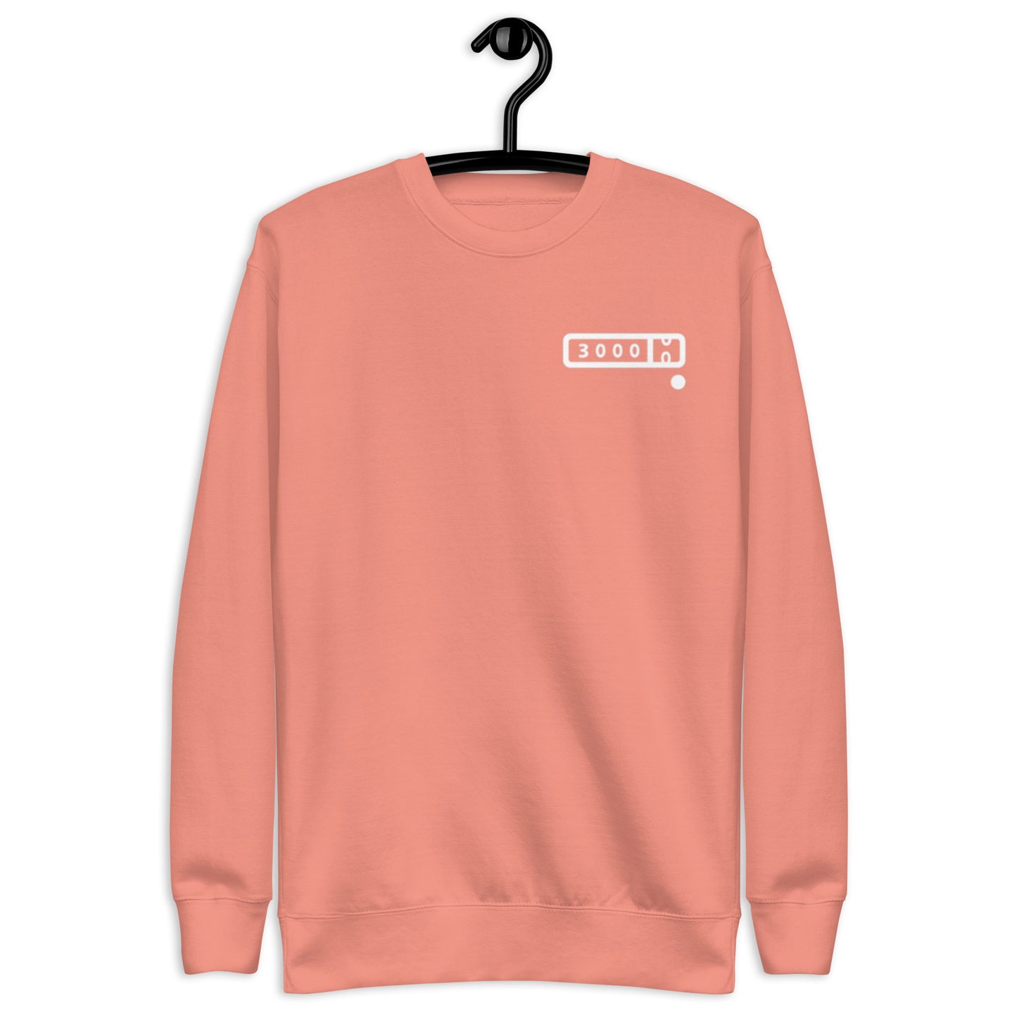 3000-miler Unisex Premium Sweatshirt (colored logo background)