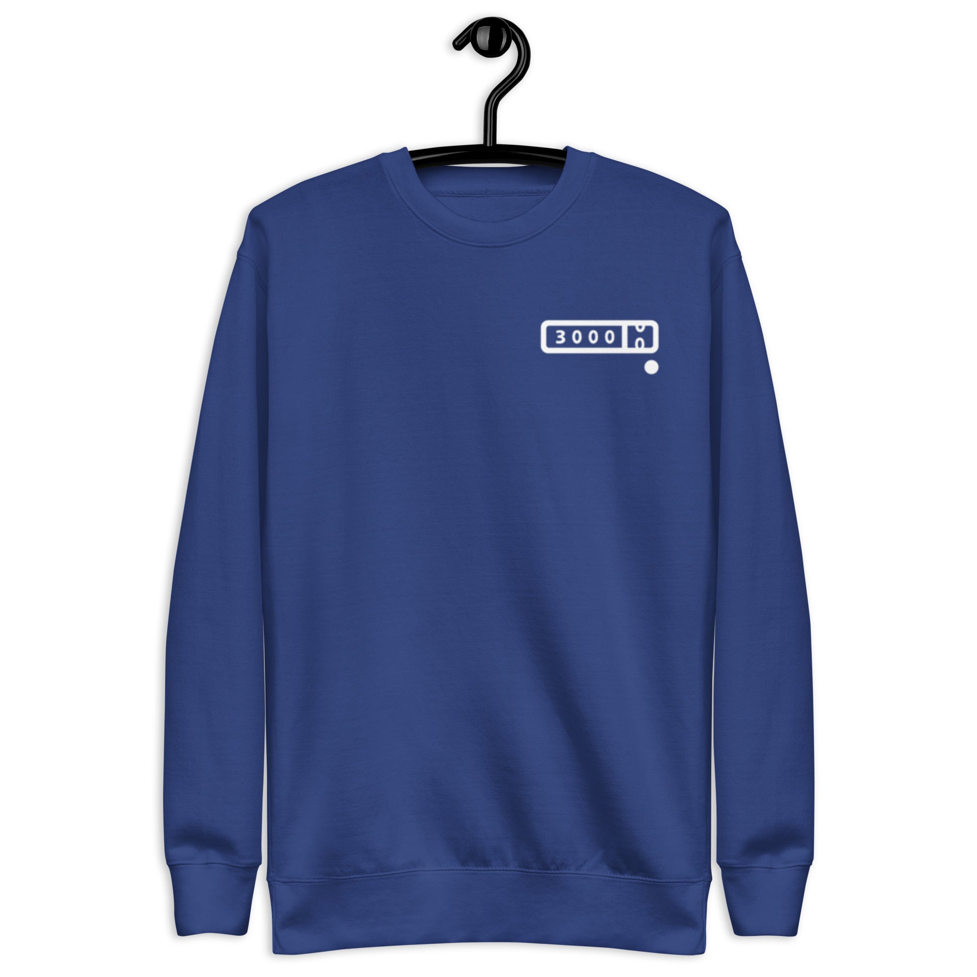 3000-miler Unisex Premium Sweatshirt (colored logo