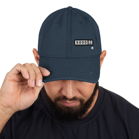 5000-miler Distressed Dad Hat