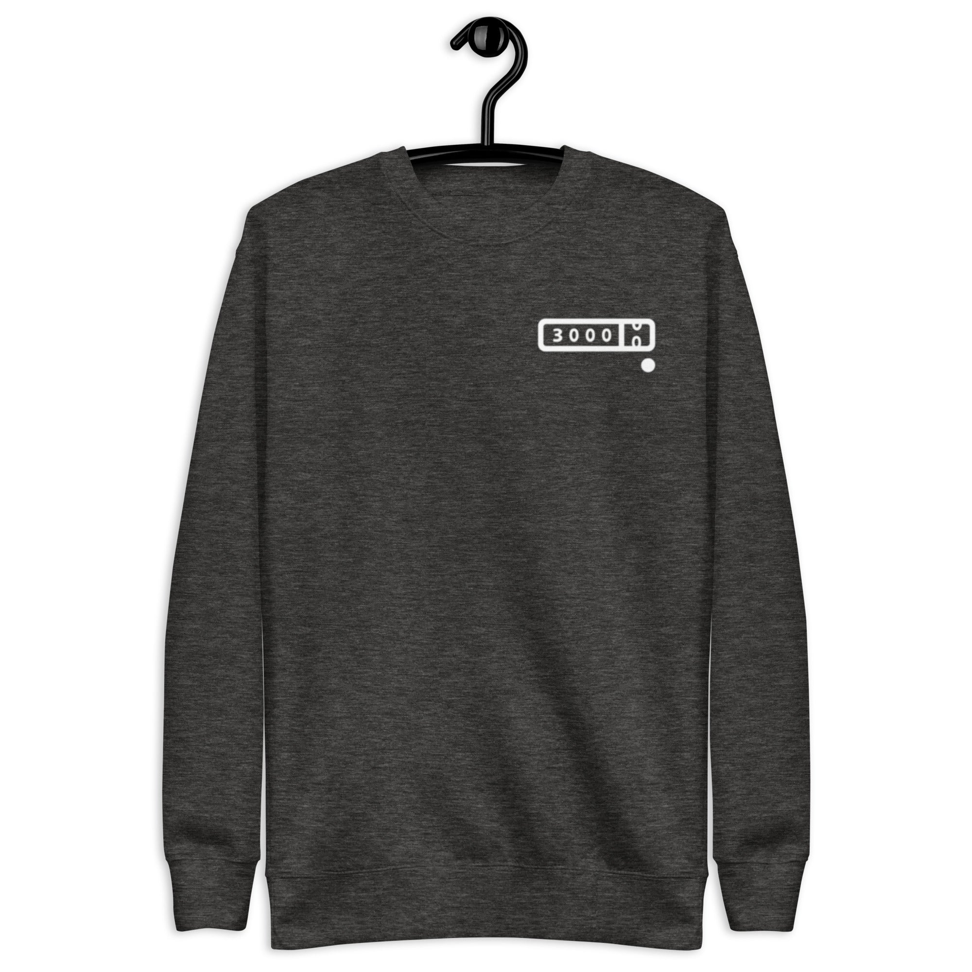 3000-miler Unisex Premium Sweatshirt (colored logo