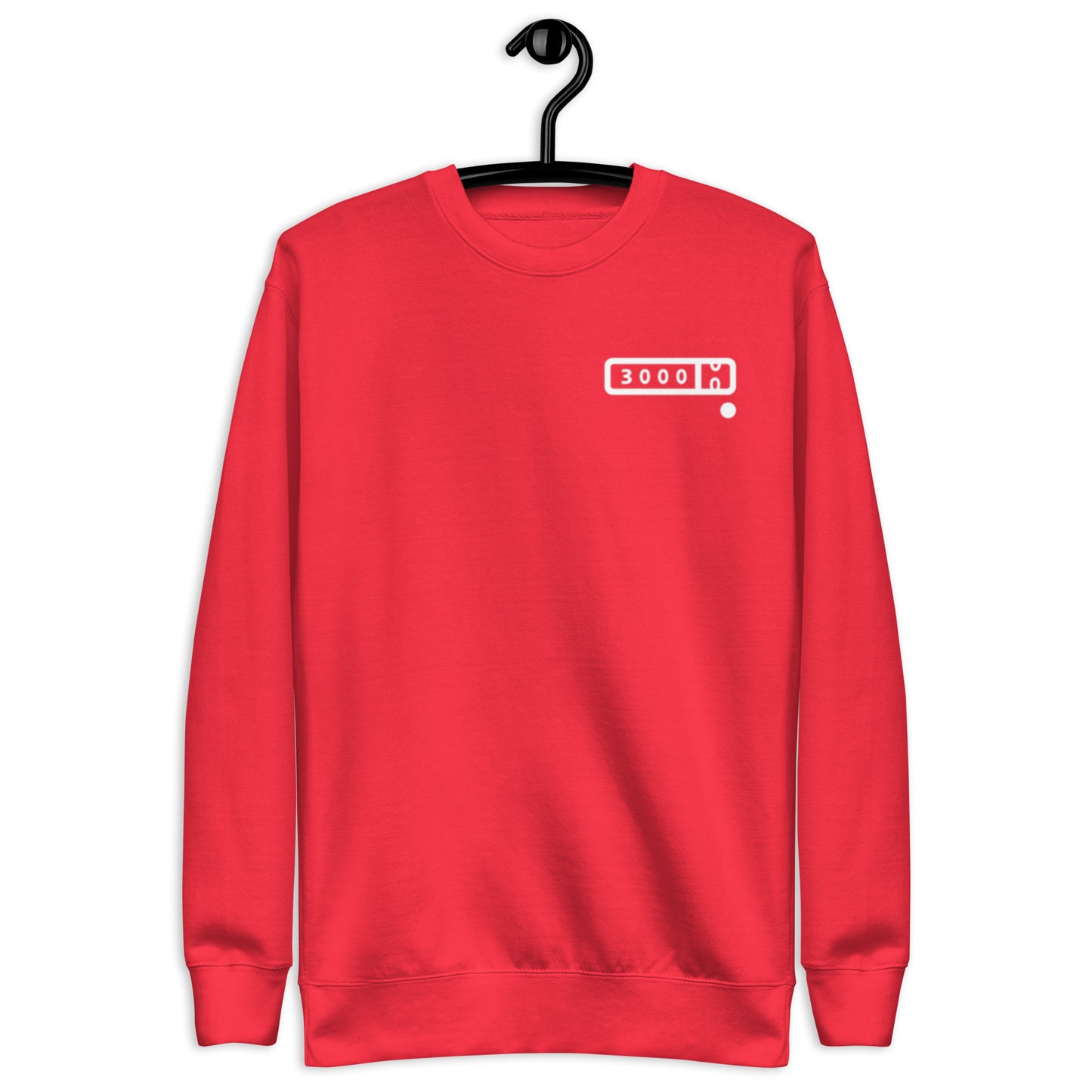 3000-miler Unisex Premium Sweatshirt (colored logo background)