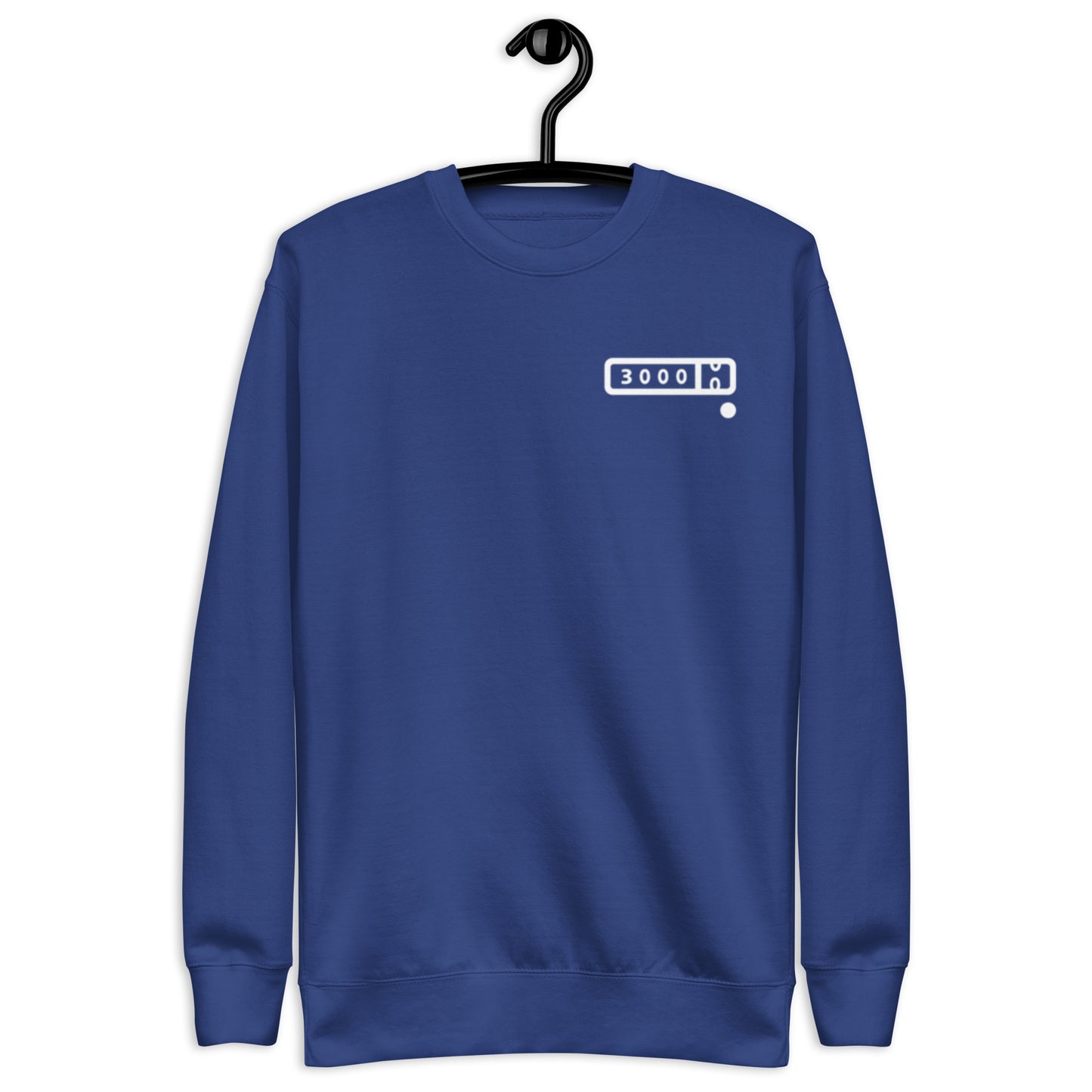 3000-miler Unisex Premium Sweatshirt (colored logo background)