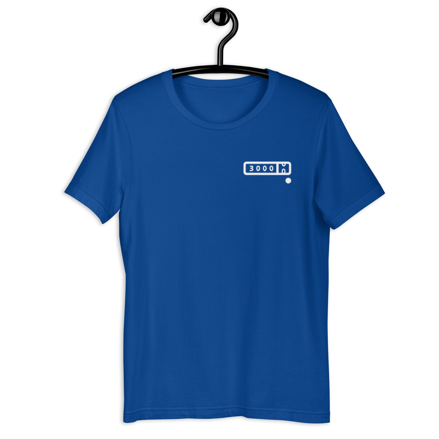 3000-miler Unisex t-shirt (colored logo background)